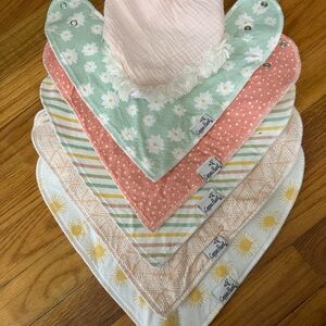 Copper Pearl Baby Bandana Bibs Set